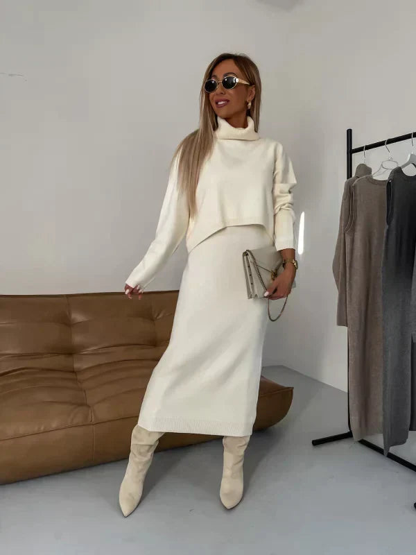 Rosie | Elegant Sweater Dress Set