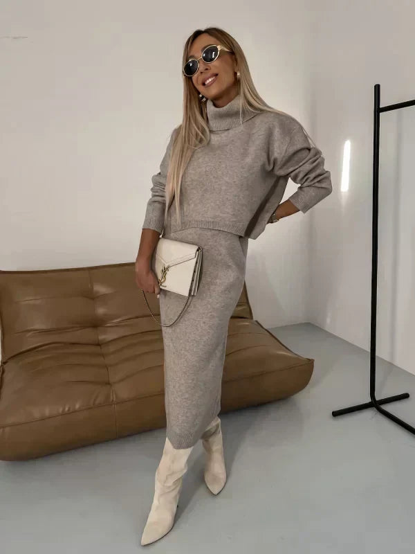 Rosie | Elegant Sweater Dress Set