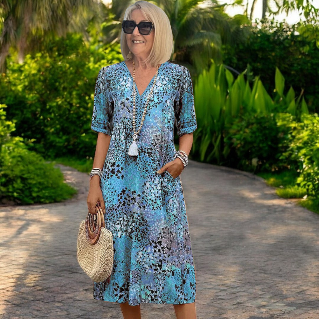 Iris | Lightweight, flowing dress with a flattering effect