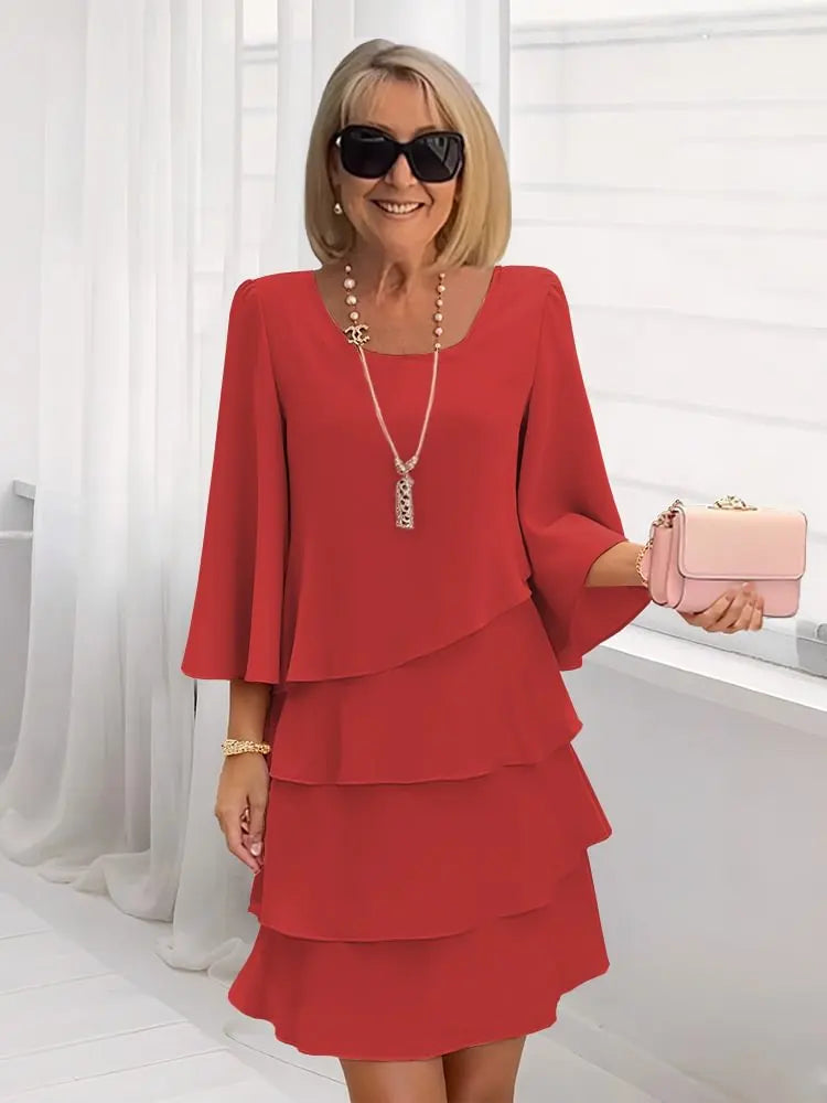 Eliza | Elegant, Flowing Dress with Ruffles