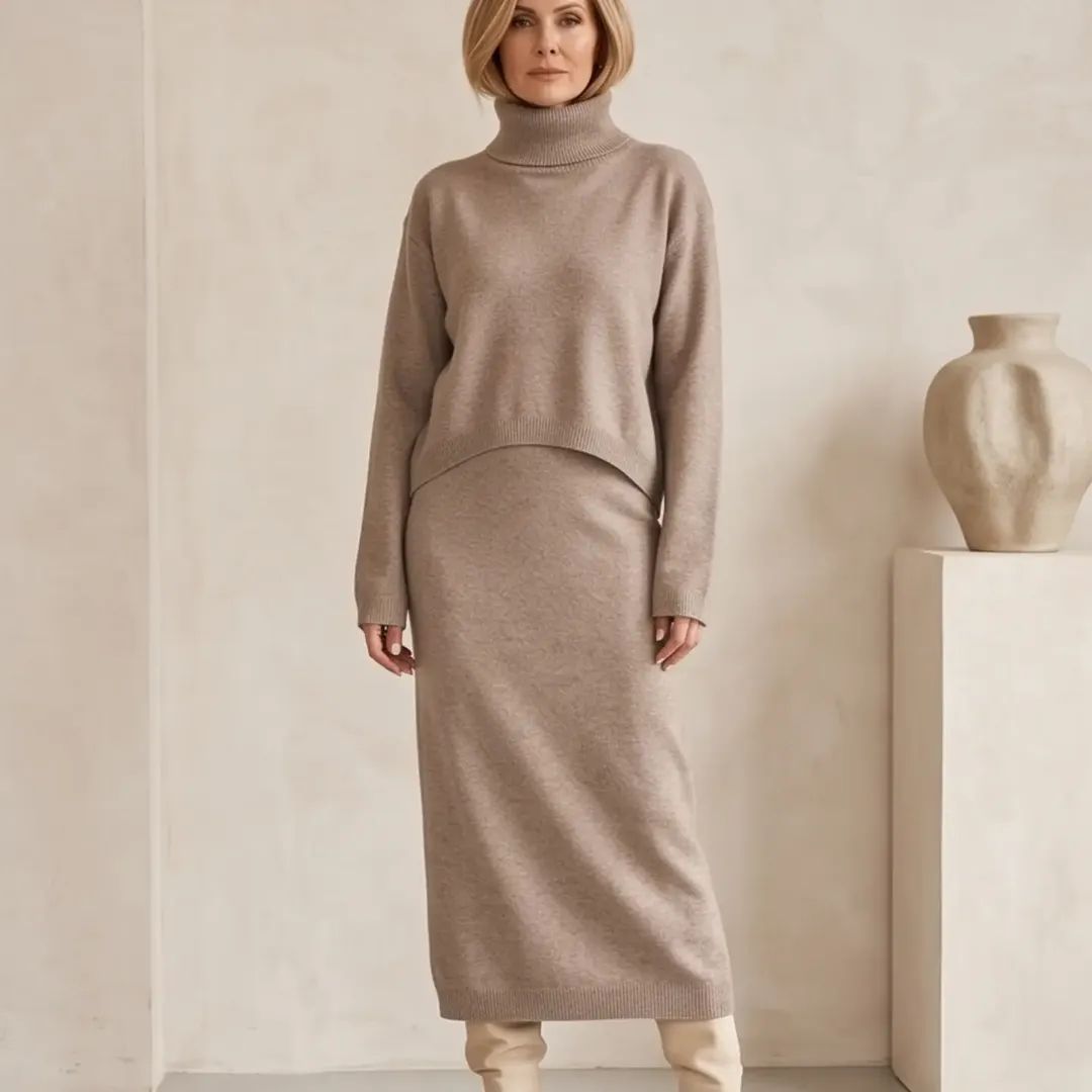 Rosie | Elegant Sweater Dress Set